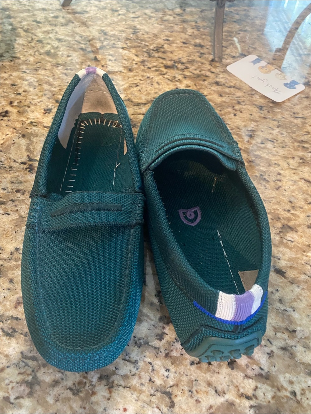 Rothy Sage Green Driving Loafers